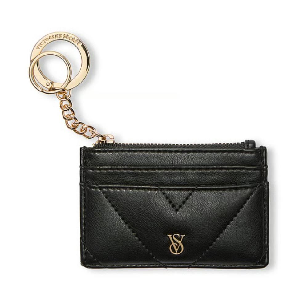 TARJETERO LLAVERO VICTORIA SECRET NEGRO