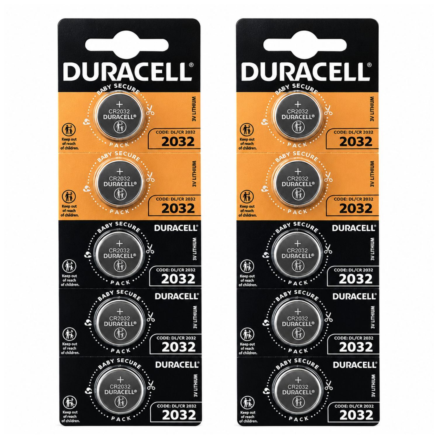 PILAS CR2032 3V DURACELL X 10 UNIDADES