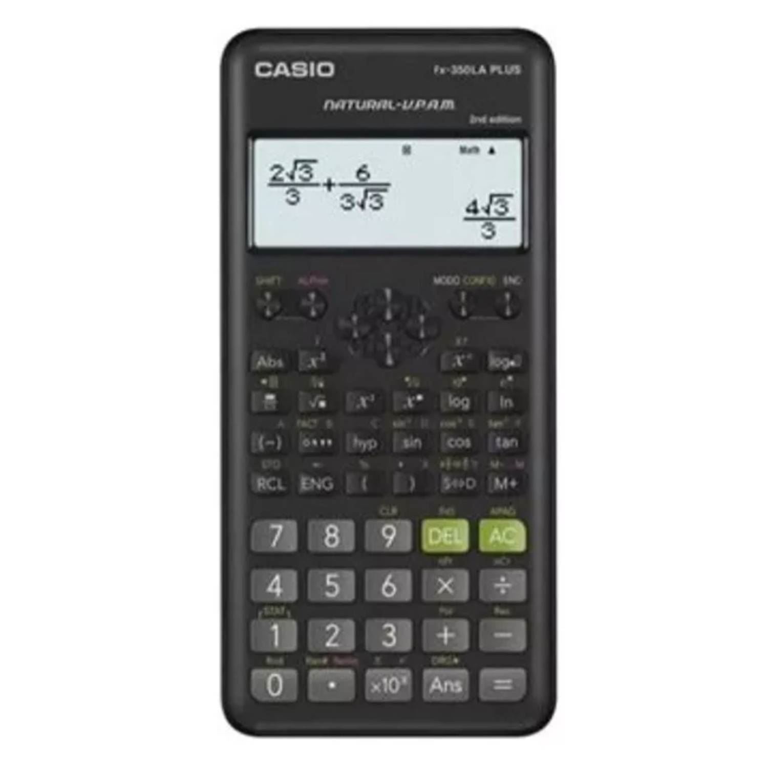 Calculadora Científica Casio FX-350LA Plus 2da Edición - Negro