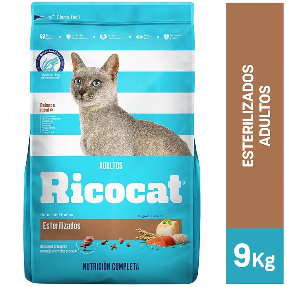 Ricocat Esterilizados Adultos 9Kg
