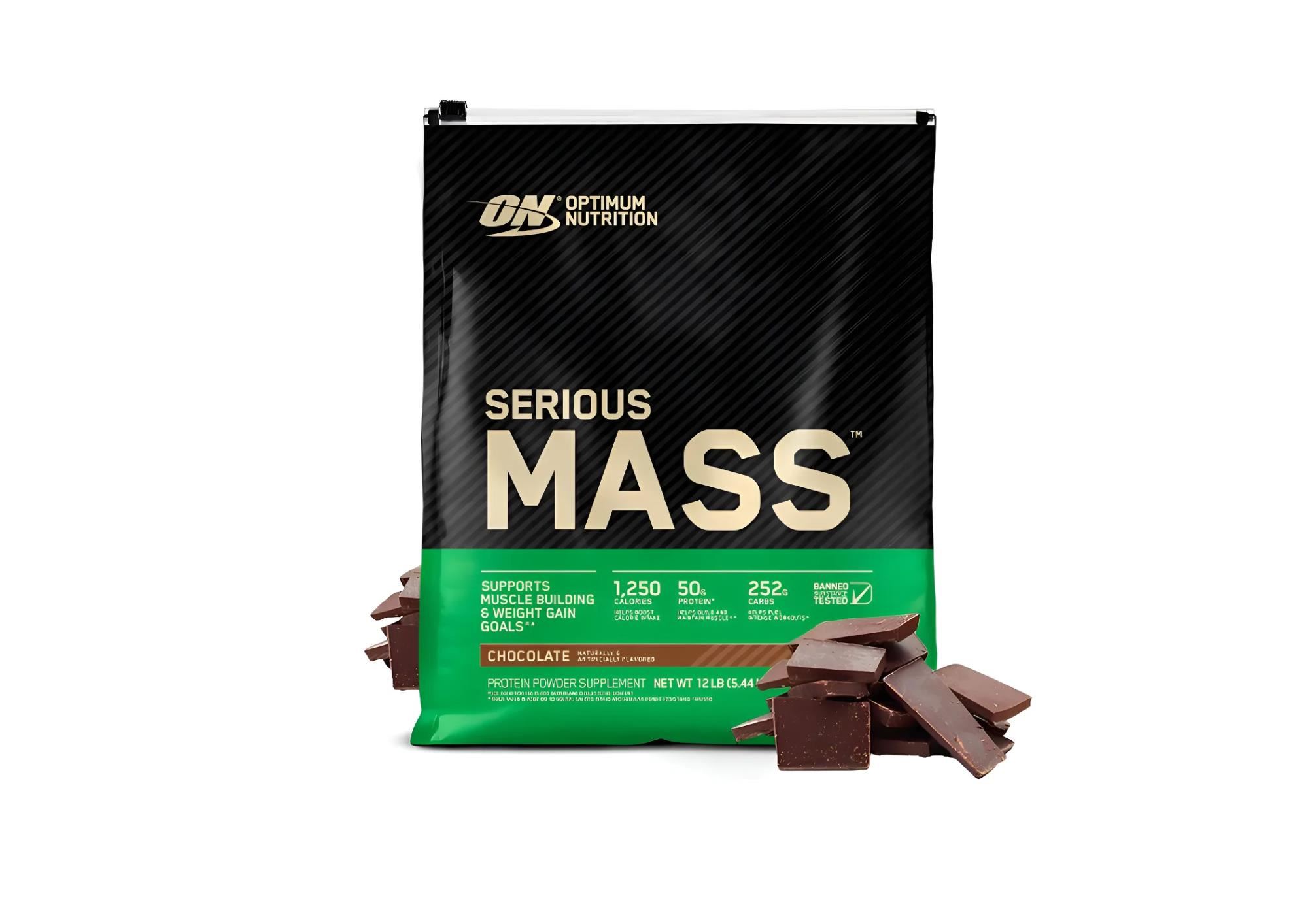 SERIOUS MASS 12LB - OPTIMUM NUTRITION CHOCOLATE