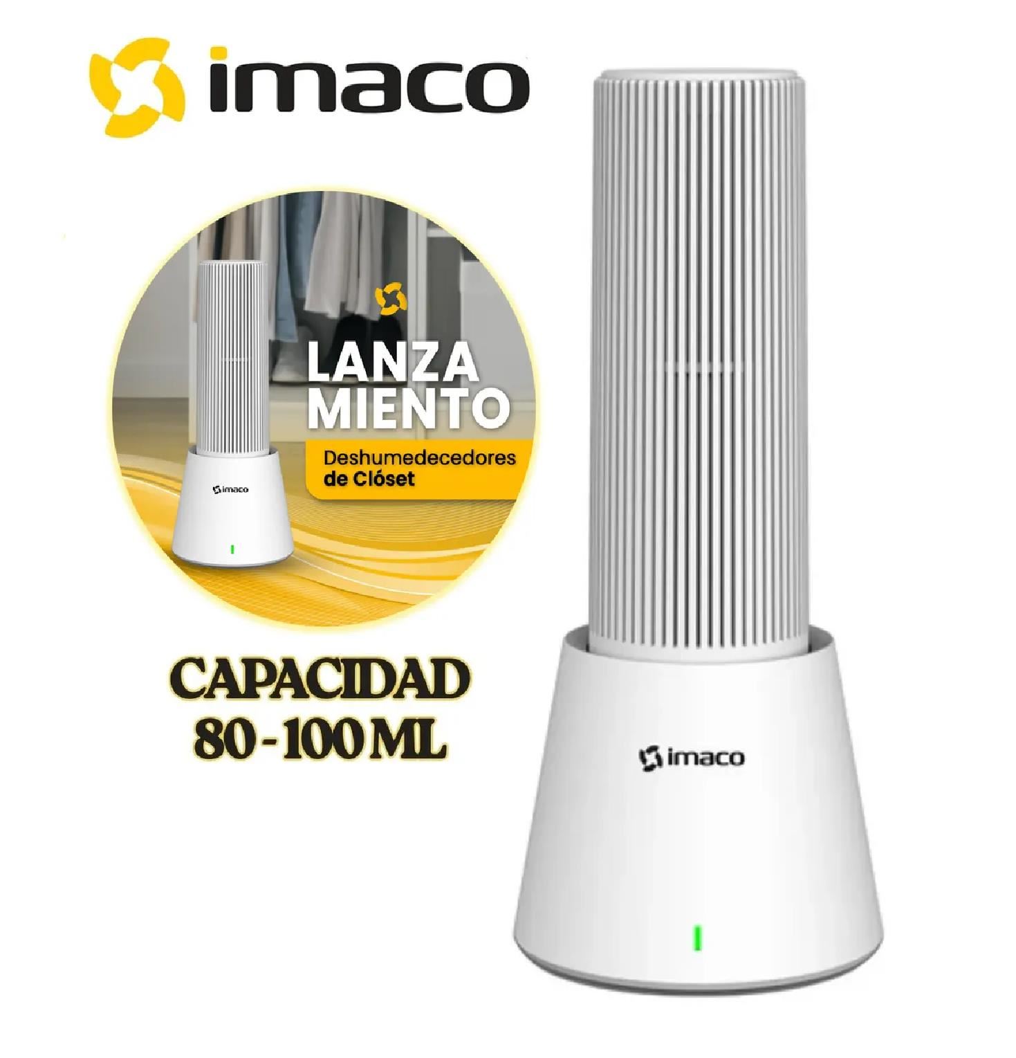 Mini Deshumedecedor Portátil de Closet Imaco DHM20 - Blanco