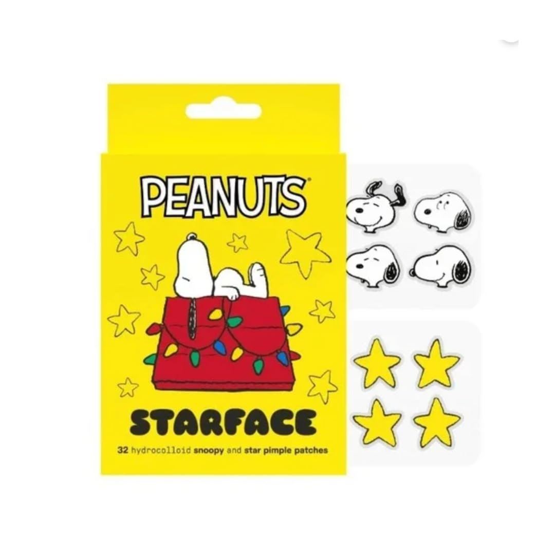 Starface Parches para granos Hydro-Star Sleepy Snoopy, hidrocoloides (32 unidades)