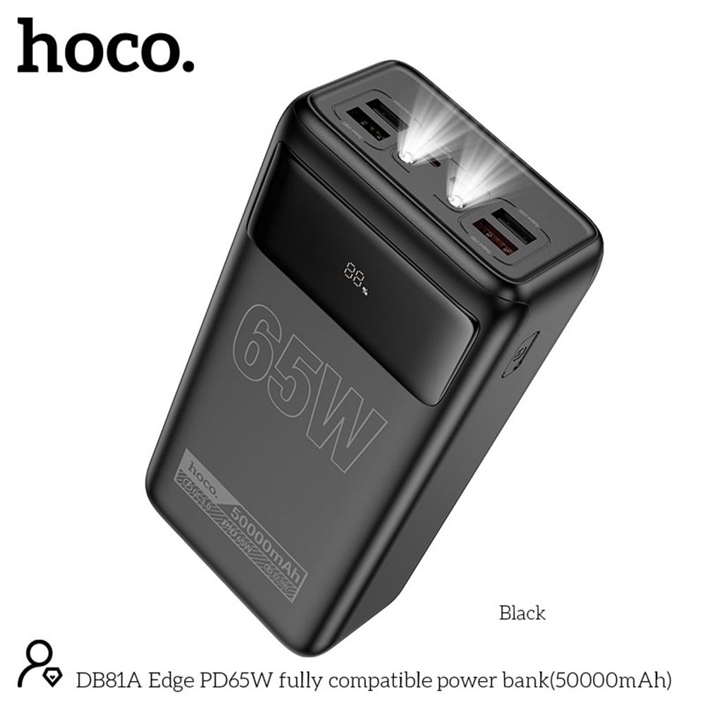 Power Bank 50,000 mha 65W Carga Rapida Hoco Premiun DB81A