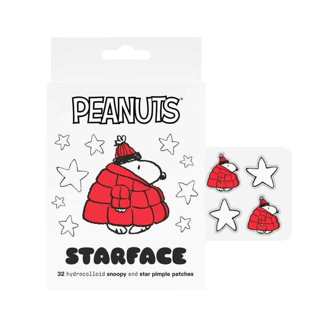 Starface Parches para granos Hydro-Star Red Snoopy, hidrocoloides (32 unidades)