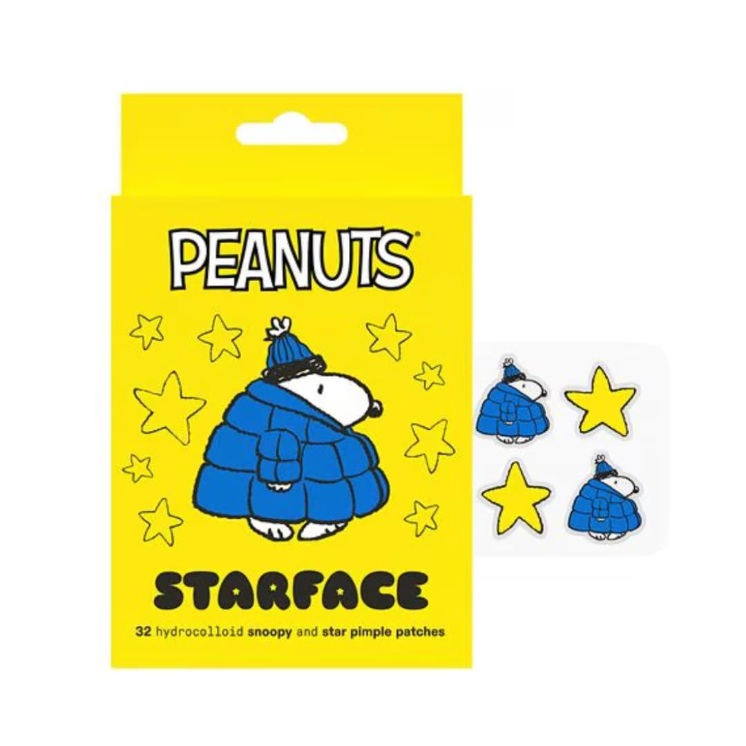 Starface Parches para granos Hydro-Star Blue Snoopy, hidrocoloides (32 unidades)