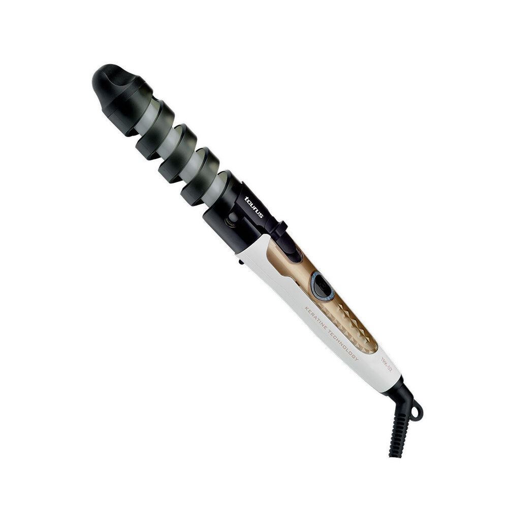 RIZADOR DE CABELLO CON CERÁMICA Y KERATINA TAURUS TRK-01