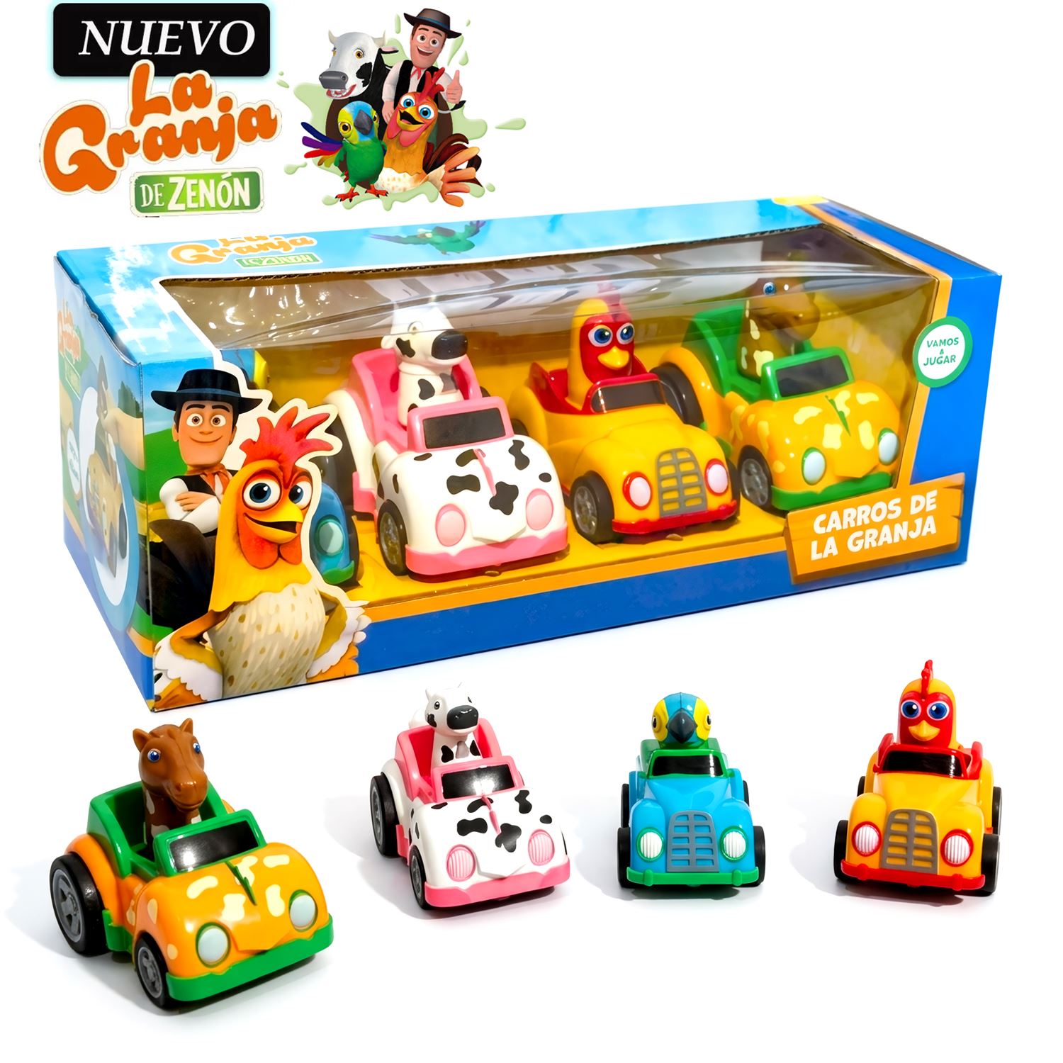 Set de vehículos a Fricción de La Granja de Zenón 4P