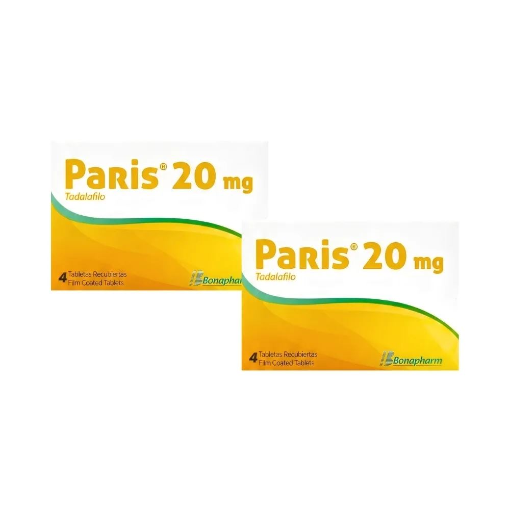 Pack Paris Tadalafilo 20 Mg 2 Und
