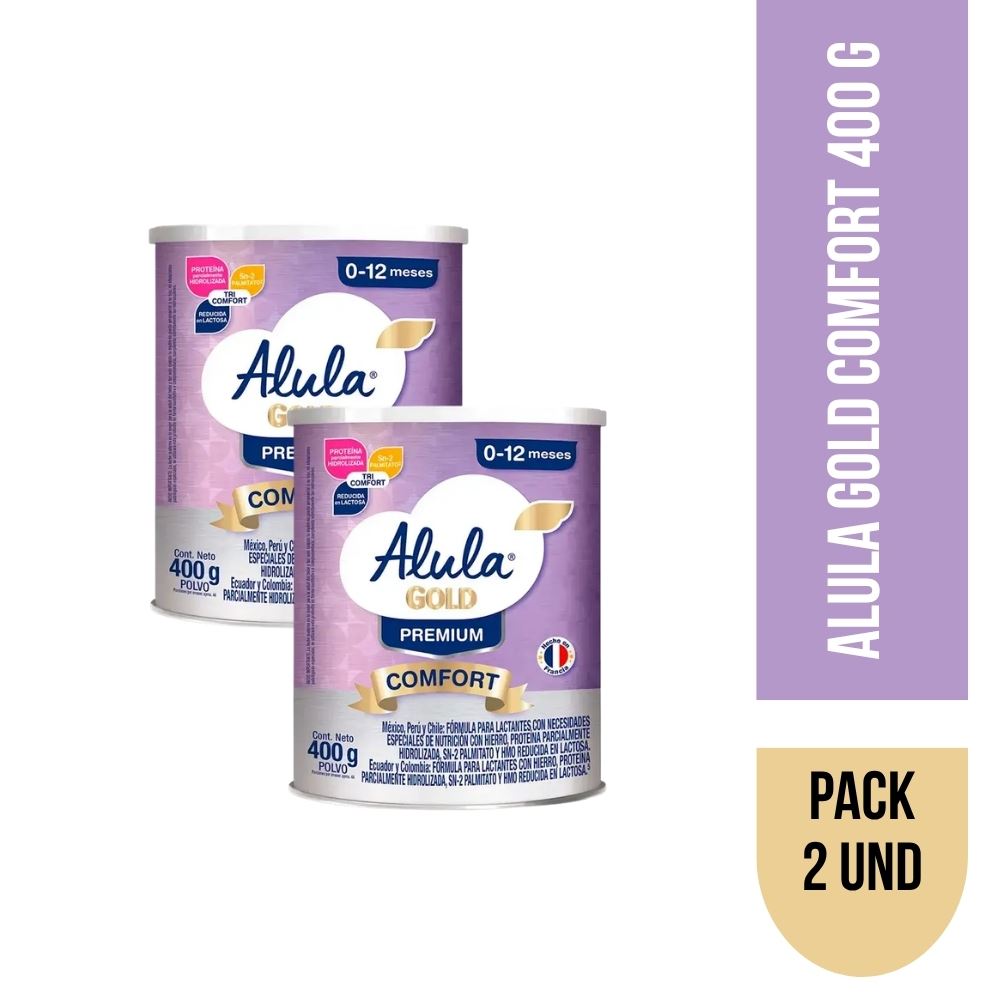 Pack x 2 Alula Gold Comfort Lata 400 G