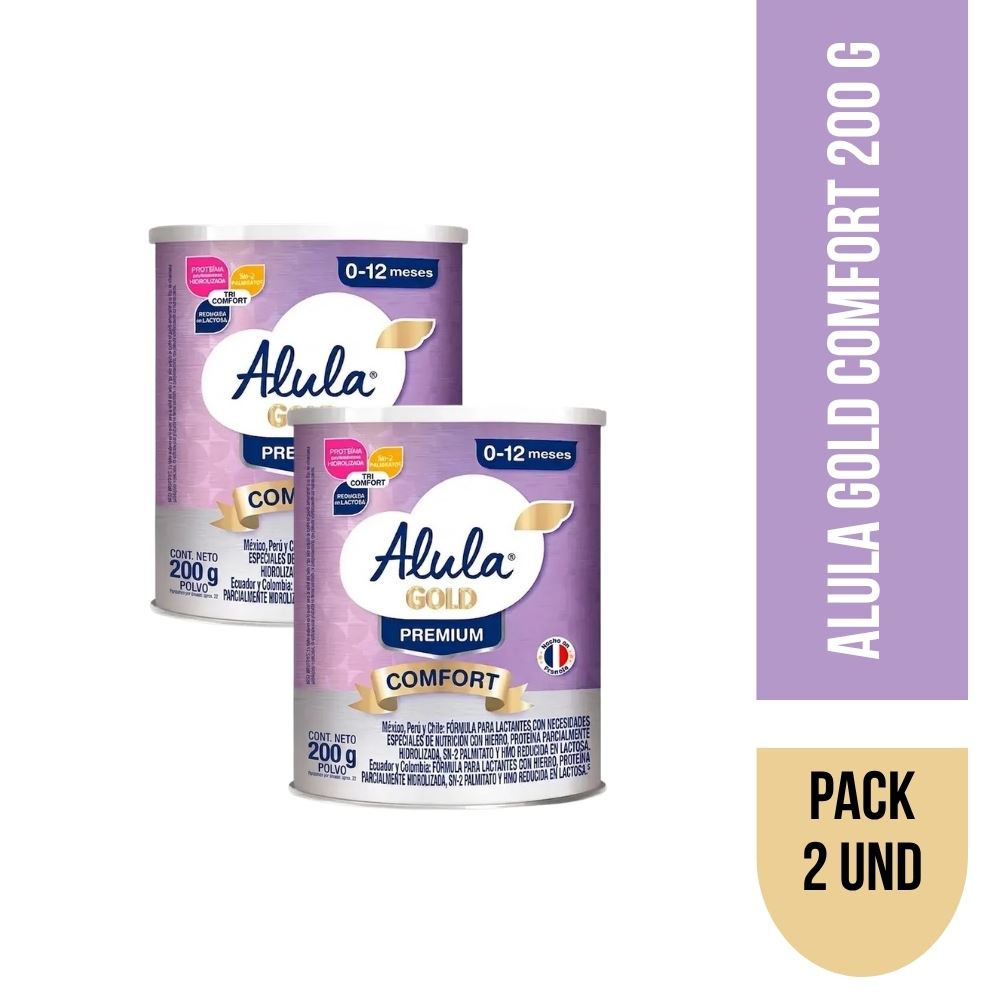 Pack x 2 Alula Gold Comfort Lata 200 G