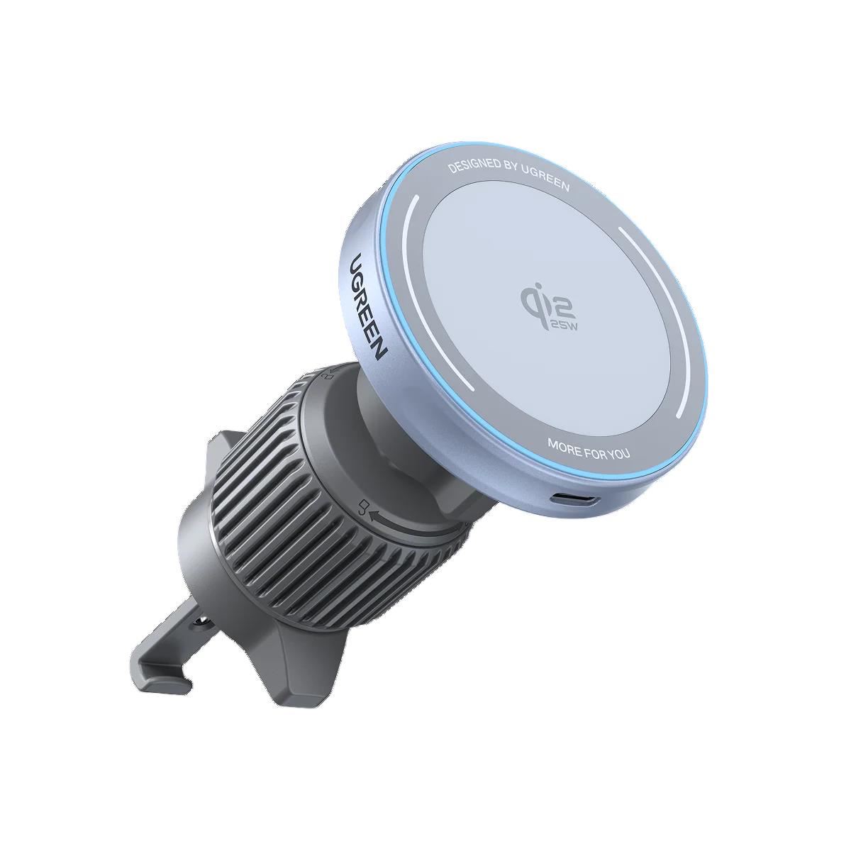 UGREEN Cargador Magnético para Auto MagFlow Qi2 25W MagSafe iPhone 16/15/14/13 W758 - 55967