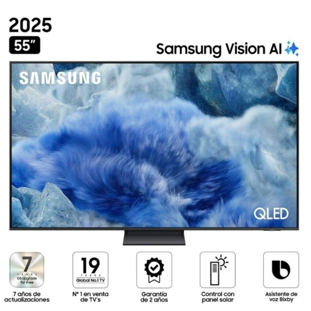 Televisor Samsung 55" QLED Smart UHD 4K Vision Ai 55Q8F