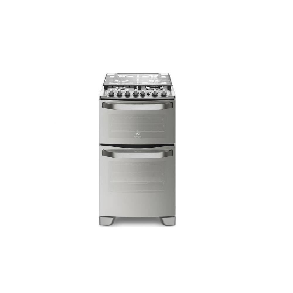 Combo Cocina 5 Quemadores con Doble Horno (76DXR) + Microondas 20L  (EMDO20S2GSRUG) Electrolux