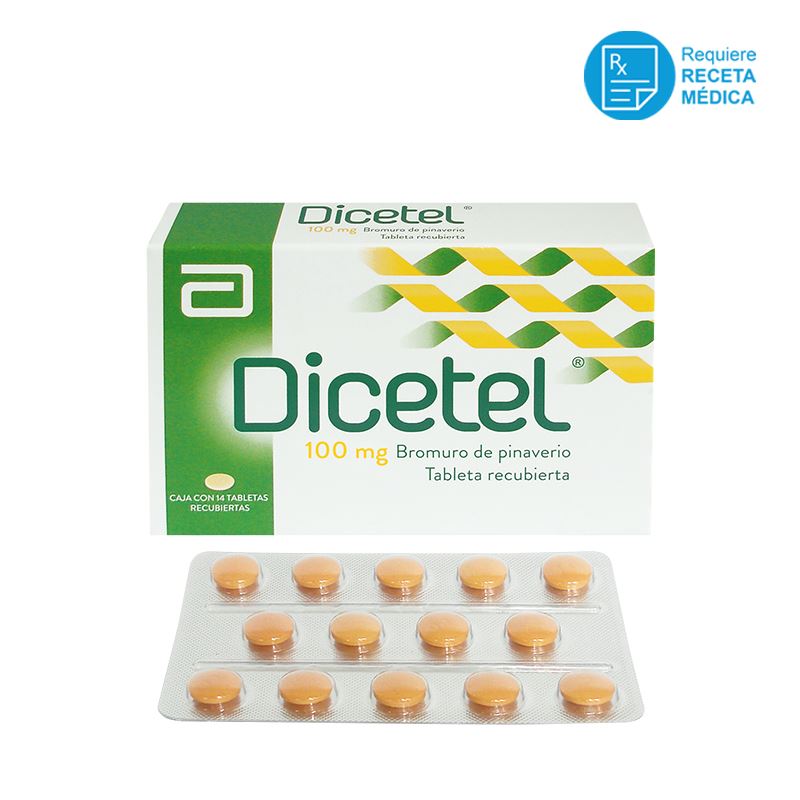 DICETEL 100MG x14 TABLETAS