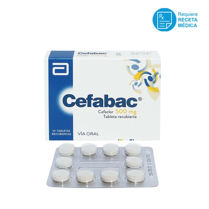 CEFABAC 500MG TAB LIB PROL X10
