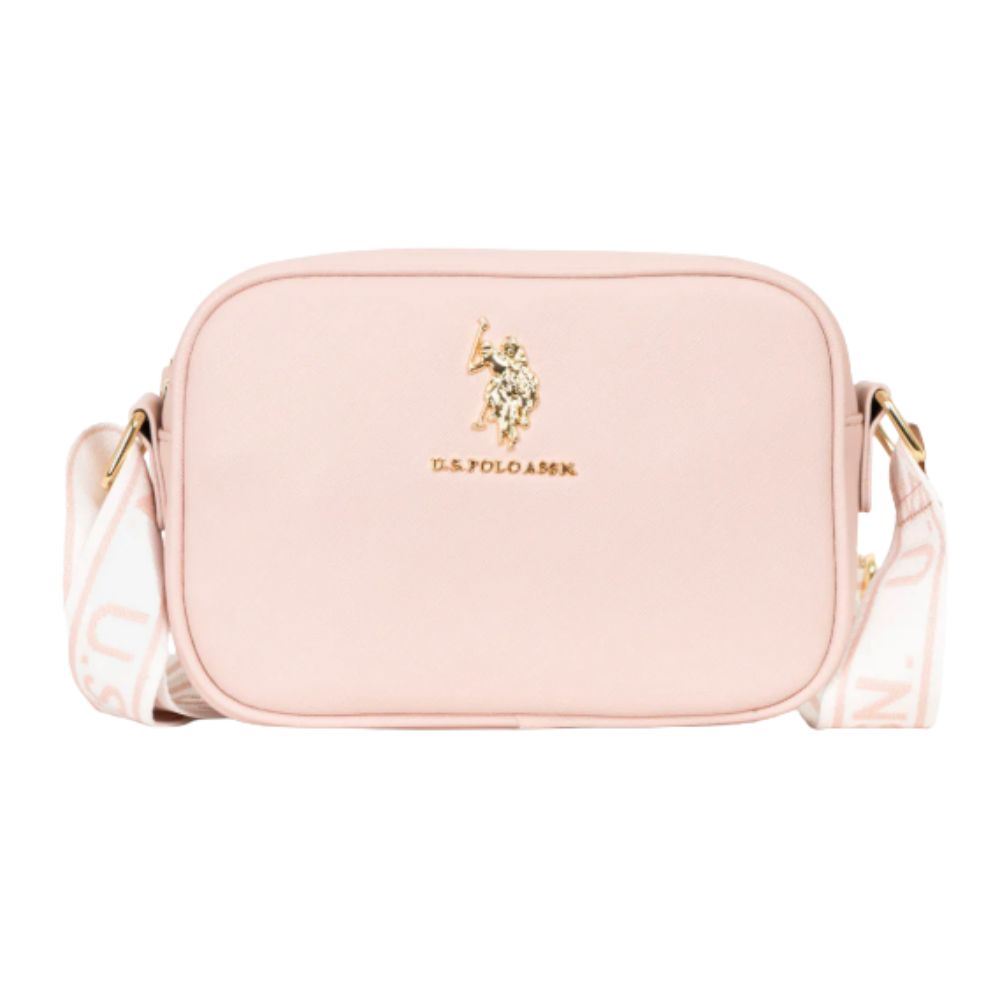 CARTERA CROSSBODY US POLO ASSN CANVAS CLASSIC ZIP ROSA