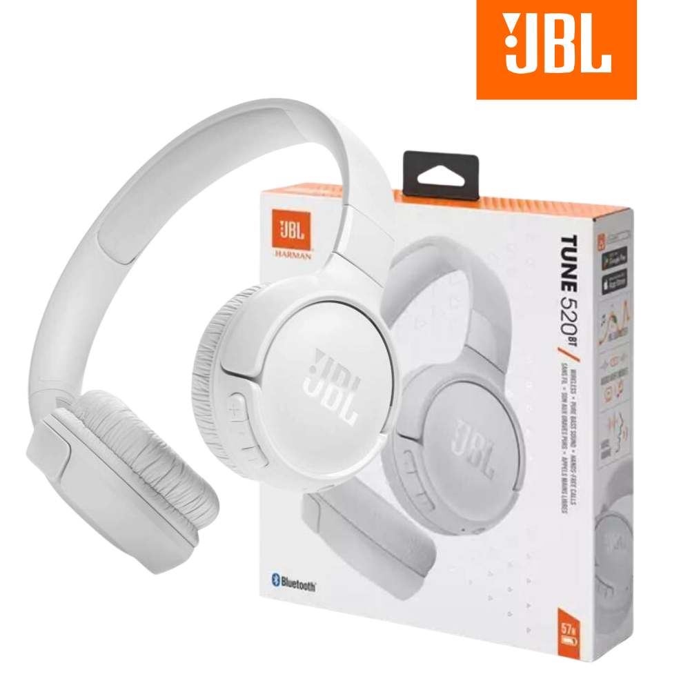 Audifono JBL Tune 520 Bluetooth 57hr. Blanco