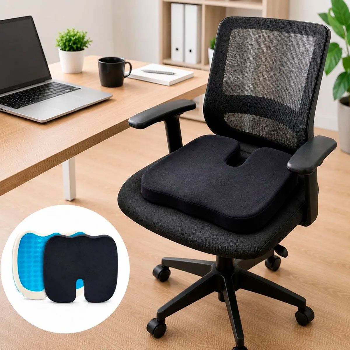 Cojín de Gel Antipresión para Silla o Auto