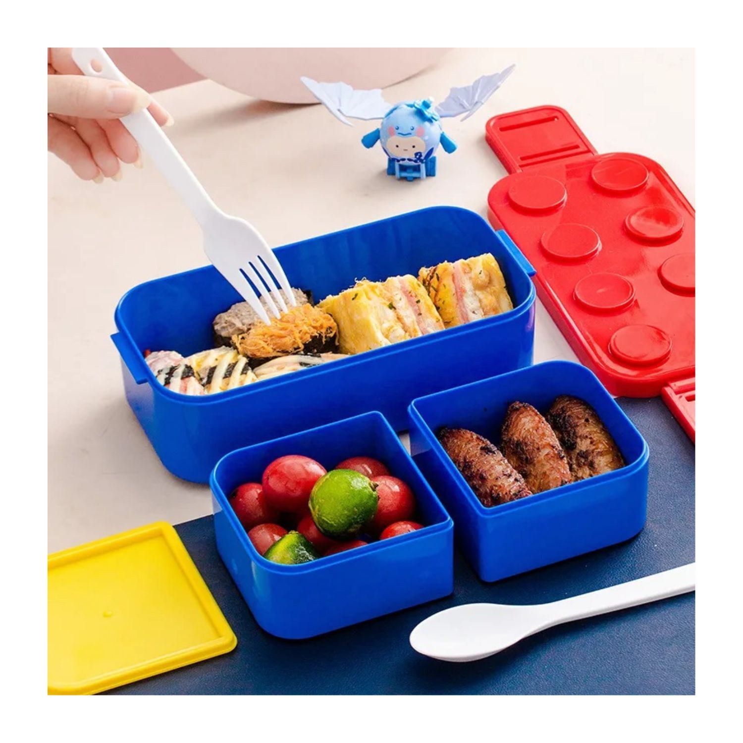 Set de 3 Taper Lego para Niños antifugas