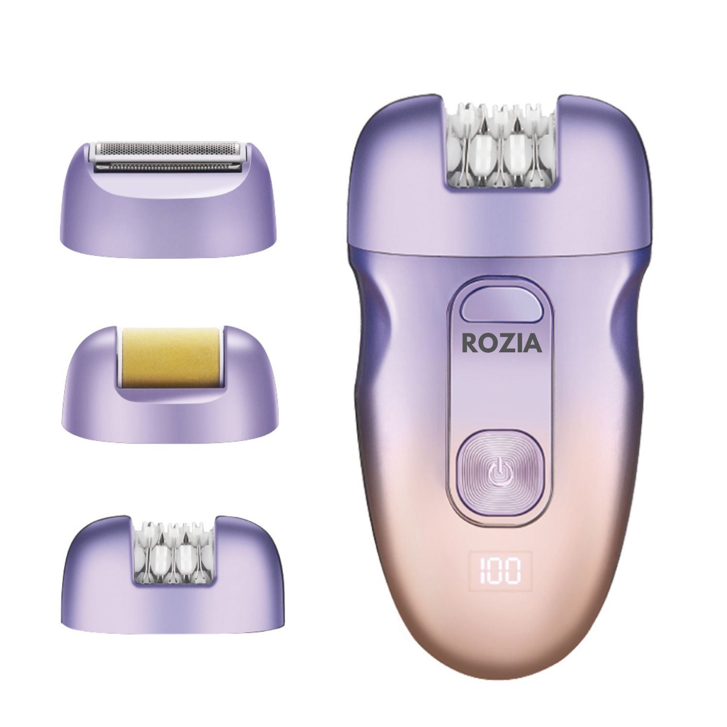 Depiladora Eléctrica 3 en 1 para Mujer Facial, Corporal y Removedor de Callos