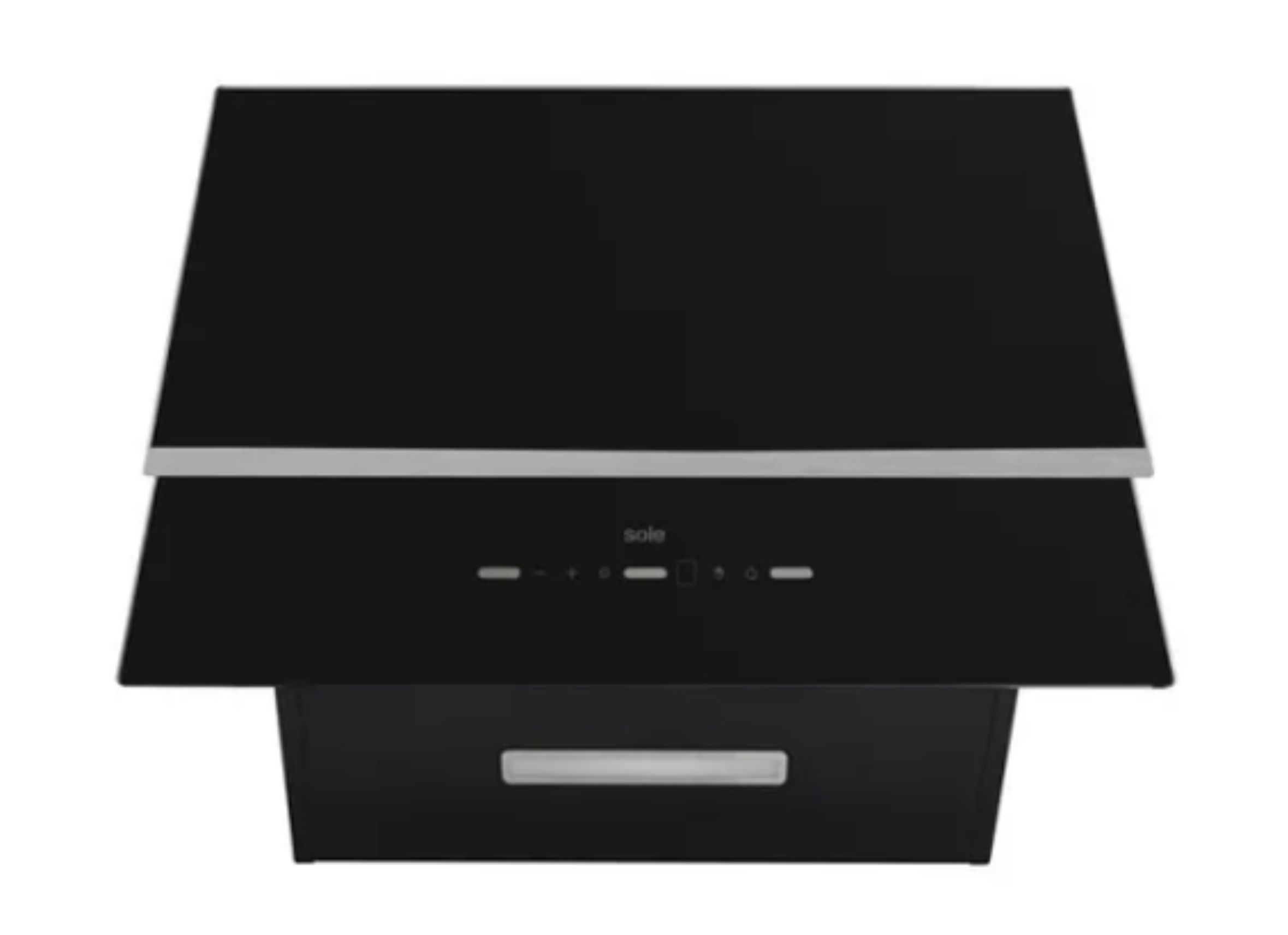 Campana Decorativa Sole Nimbus 60 cm Negra con Panel Digital TURE99CO