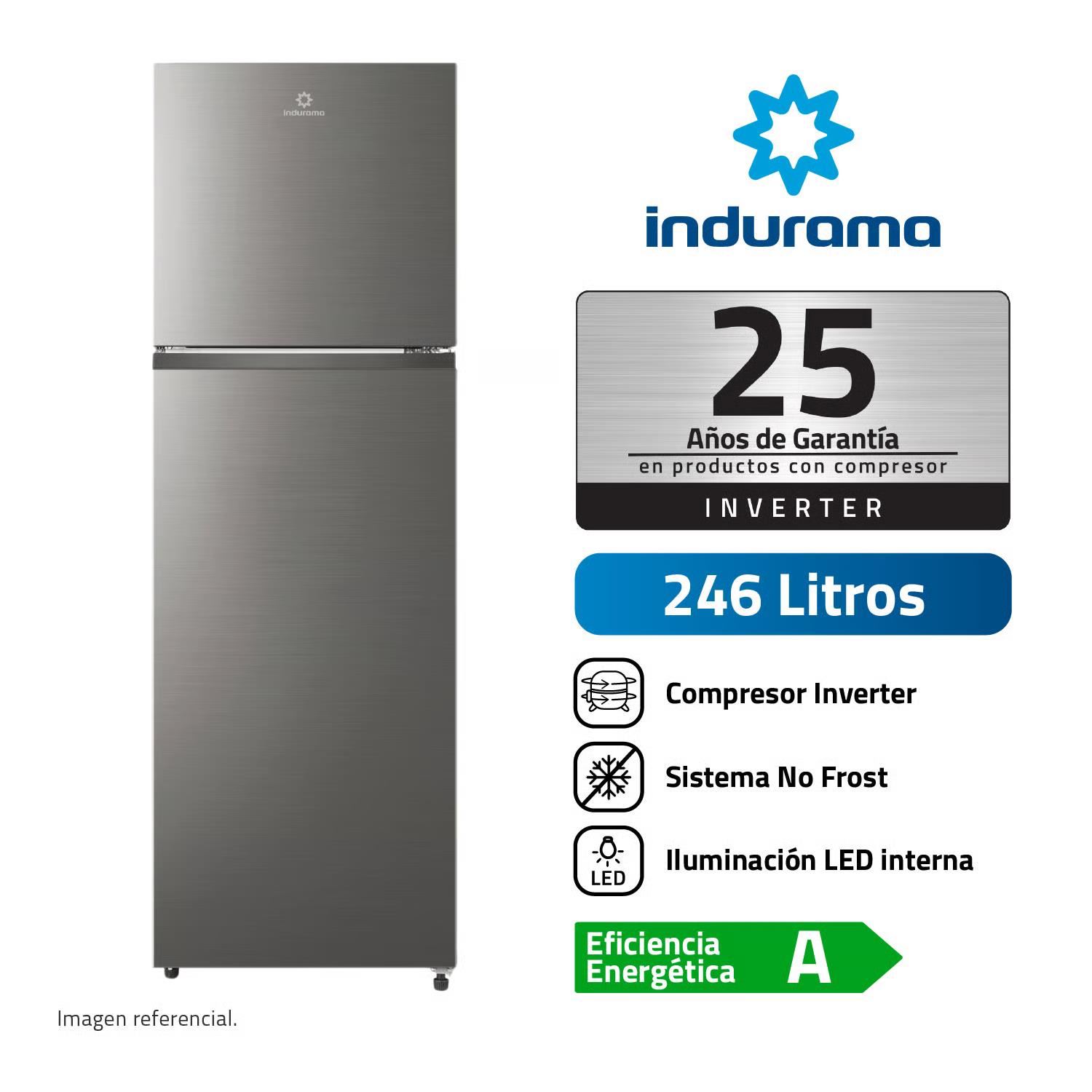 Refrigeradora INDURAMA RI-389I 246 LT 130W – Croma