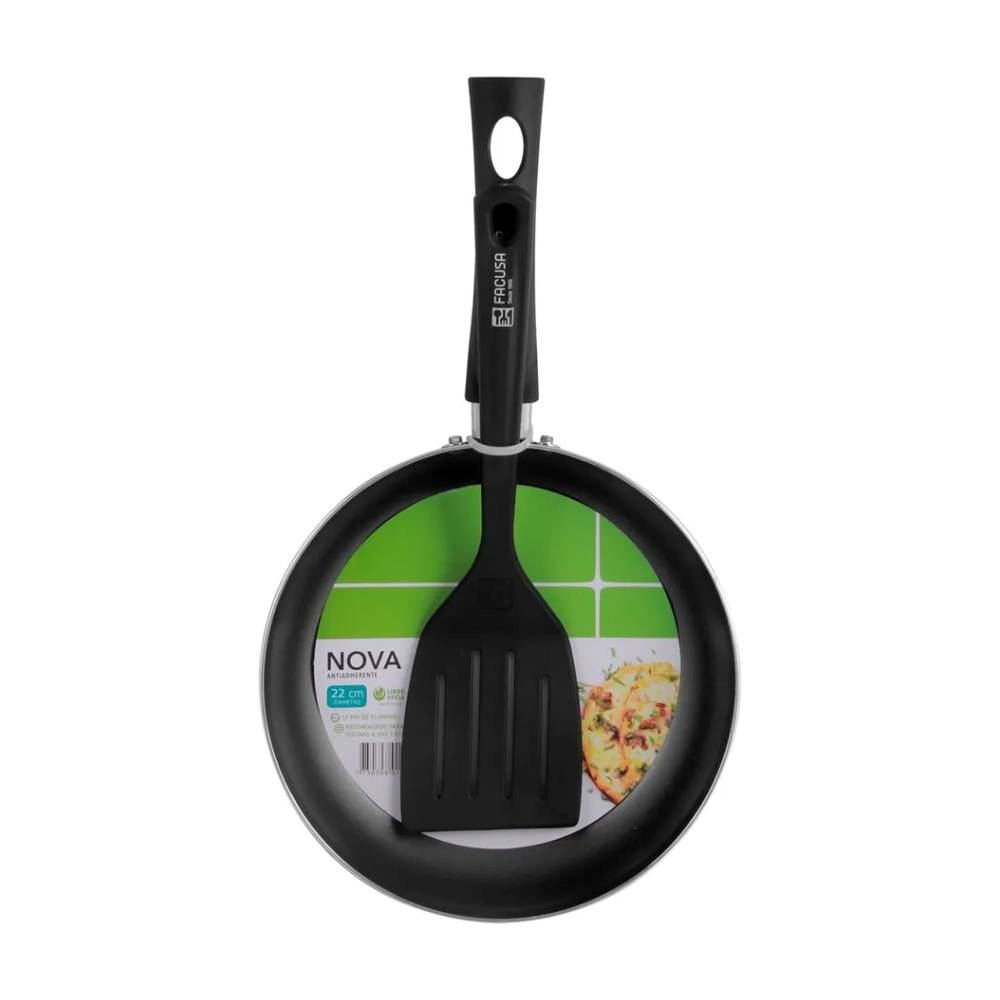 Sarten Antiad Nova 22Cm+Espat Nylon 4095002019