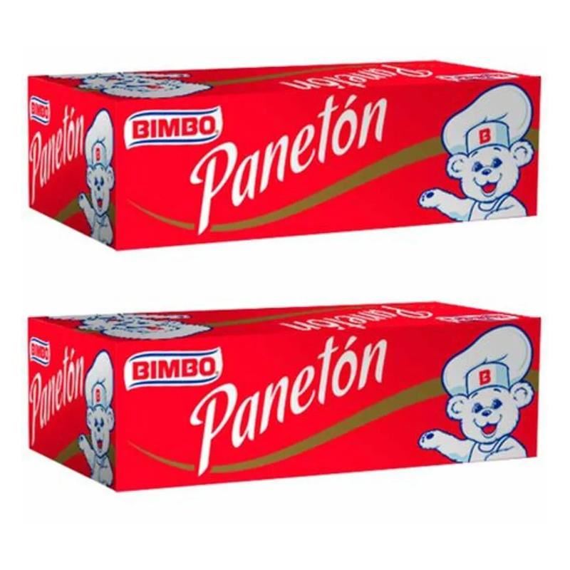 2 CAJAS x 6UND DE PANETON BIMBO EN BOLSA 900 GR