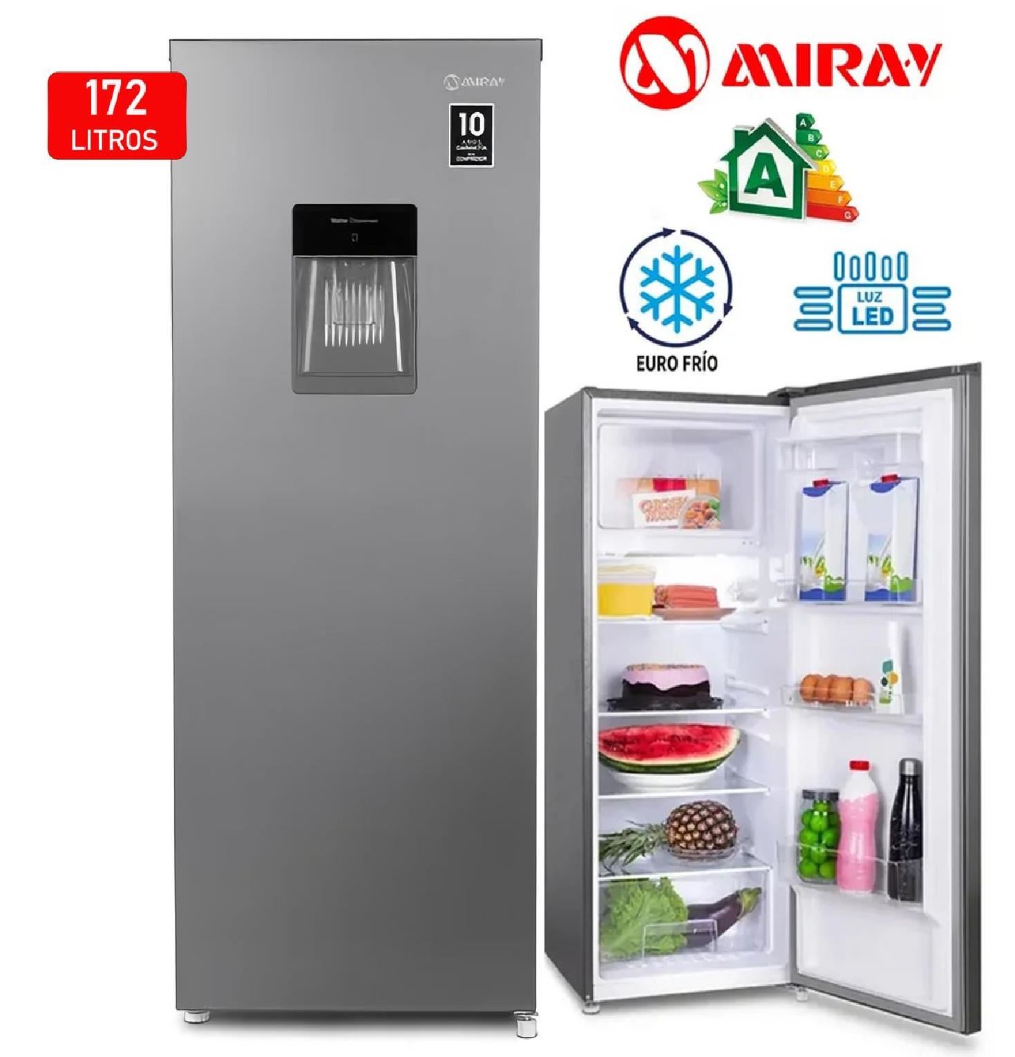 Refrigeradora Miray RM-184H euro Frío 172L – Silver