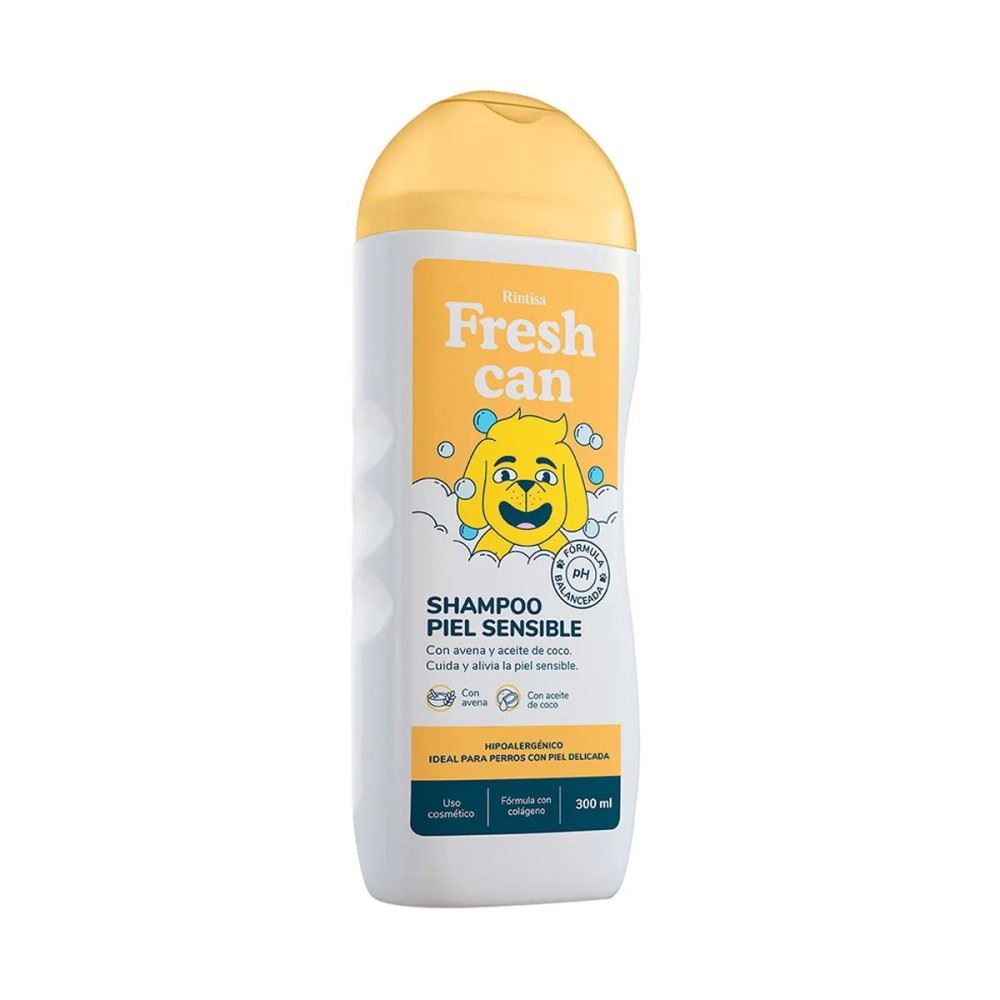 Fresh Can Shampoo Adultos Piel Sensible Frasco 300 ml