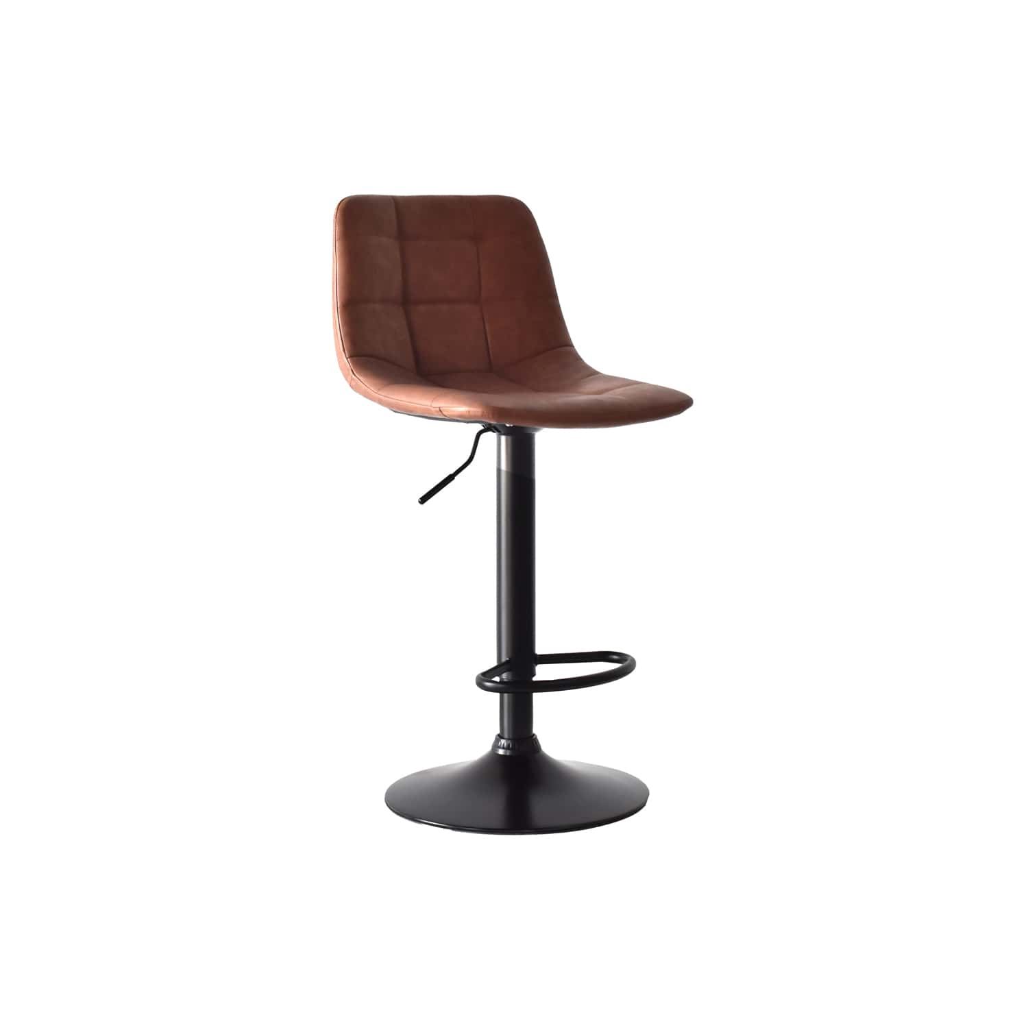 Silla Para Bar Regulable En Altura Jack Cuero Camel Ofideas