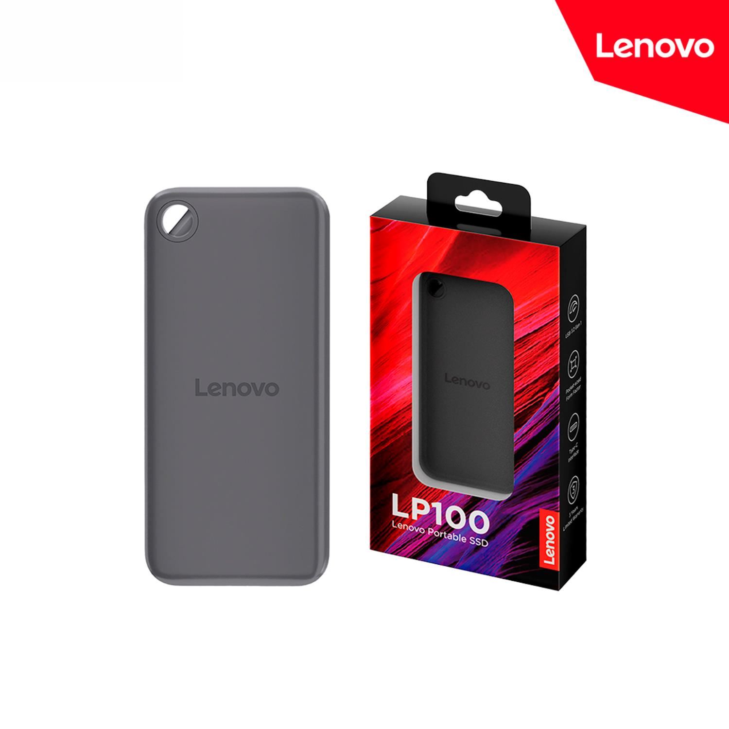DISCO DURO SOLIDO EXTERNO LENOVO LP100 SSD Portátil 1TB USB Tipo-C 3.2 Gen 1