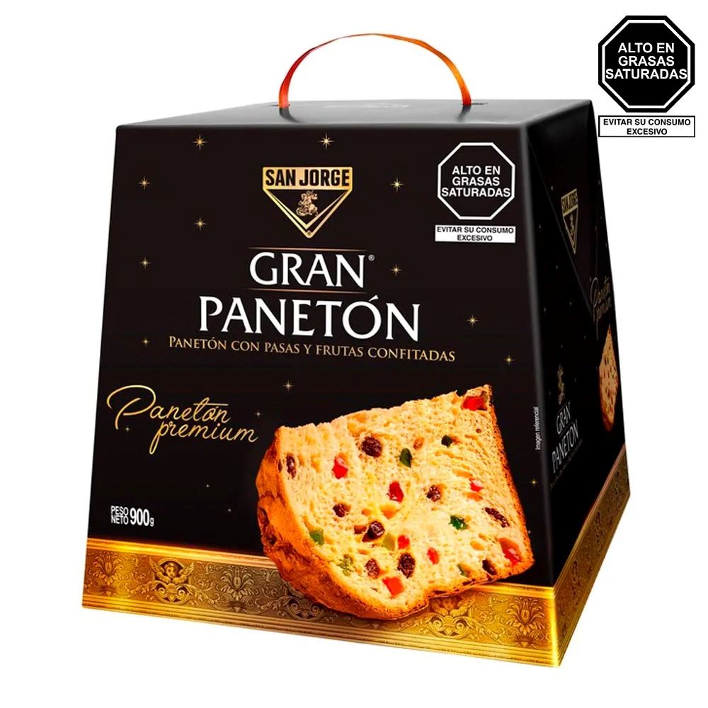 Panetón SAN JORGE Caja 900gr