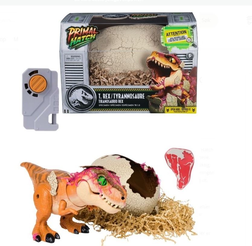 dinosaurio T-Rex que nace de un huevo