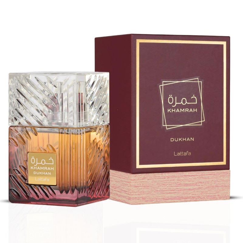 Lattafa Khamrah Dukhan Eau de Parfum Spray 3.4 oz (100 ml)