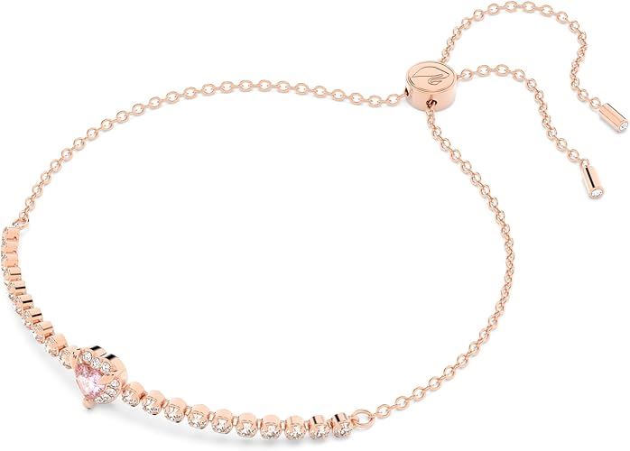 Swarovski Pulsera Corazón Rosa para Mujer