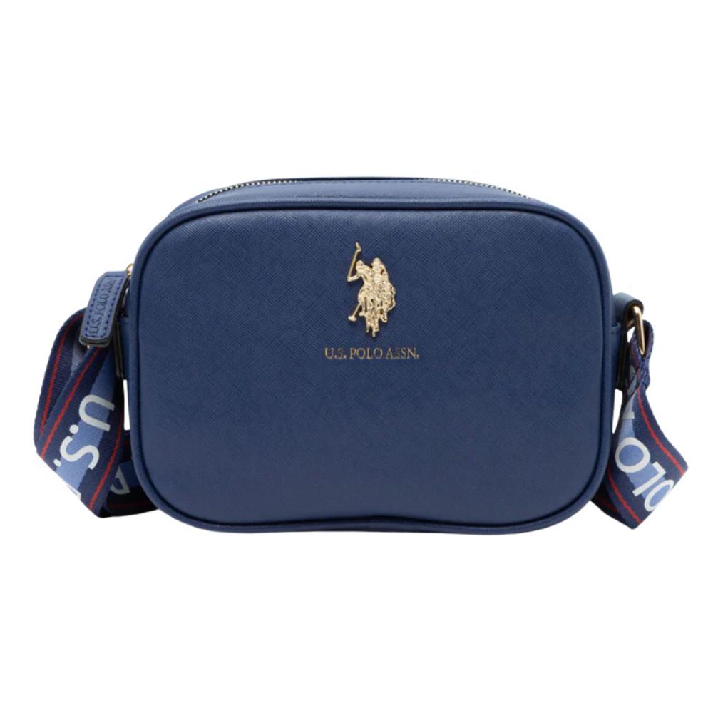 CARTERA CROSSBODY US POLO ASSN CANVAS CLASSIC ZIP AZUL