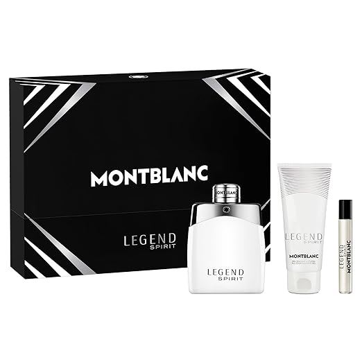Montblanc Men's Legend Spirit 3pcs EDT Gift Set Fragrances