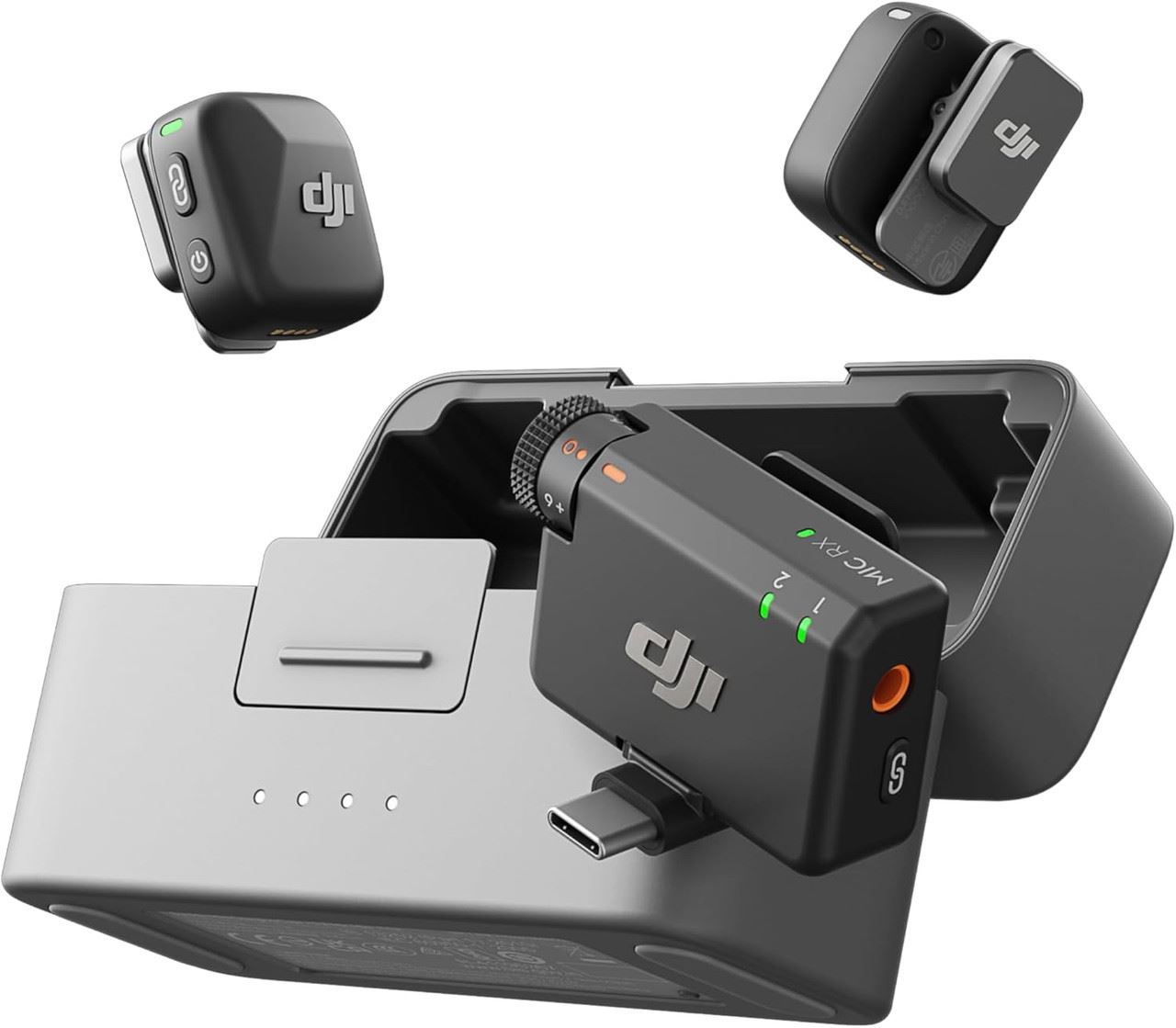 DJI Mic Mini Micrófono Inalámbrico (2 TX + 1 RX + Case)