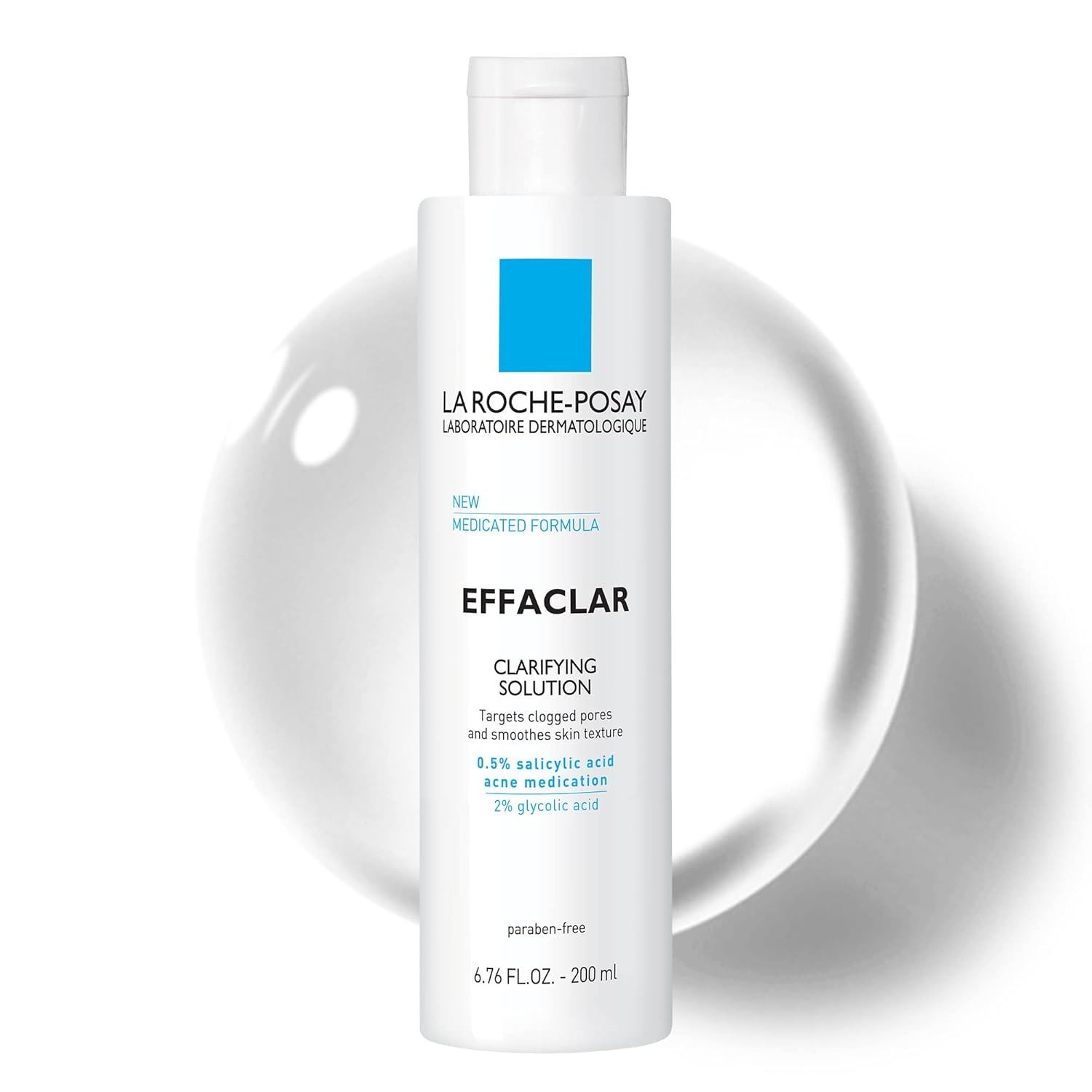 La Roche-Posay Effaclar Tónico Anti Acné con Ácido Salicílico y Glicólico