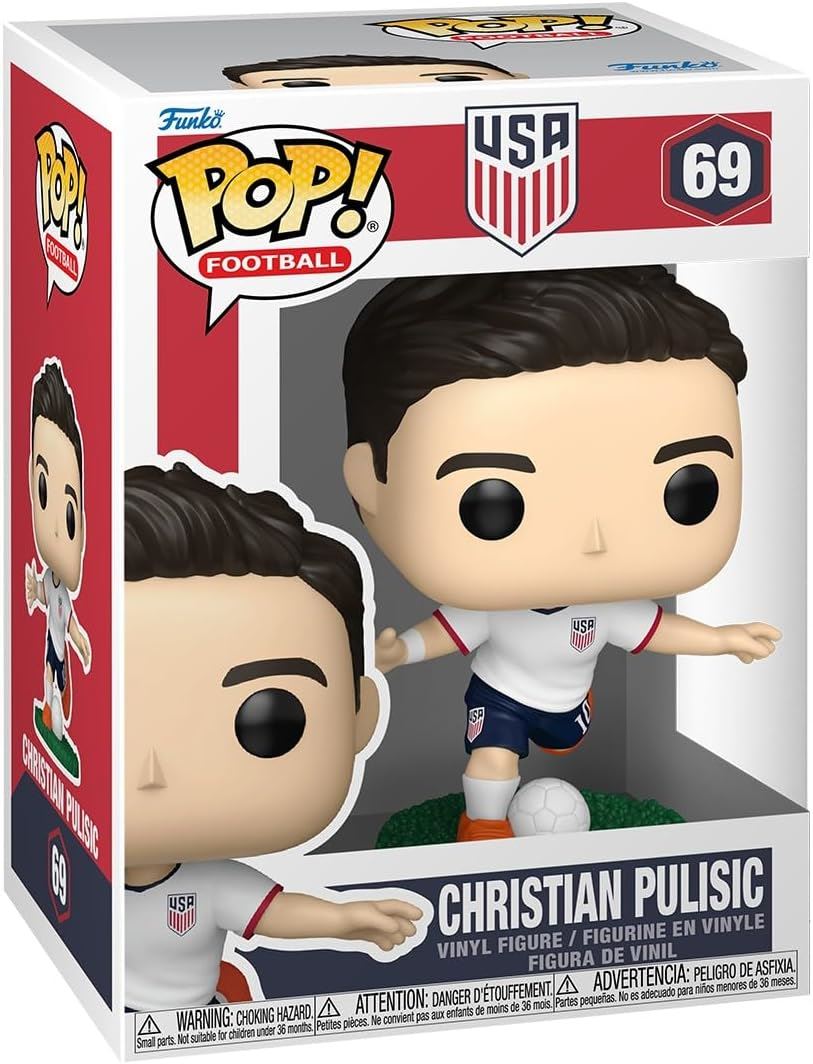 MUNDIAL 2026 Funko Pop! Football: USA - Christian Pulisic - U.S. Men's Soccer Team - Collectable Vinyl Figure