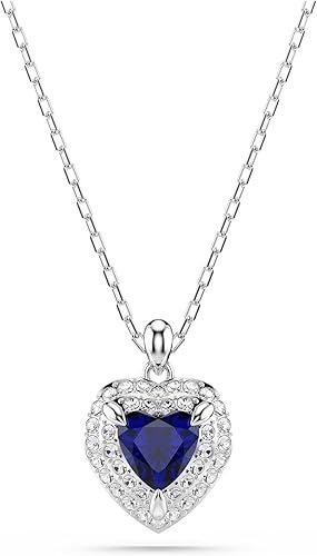Swarovski Collar One Corazón Azul con Cristales