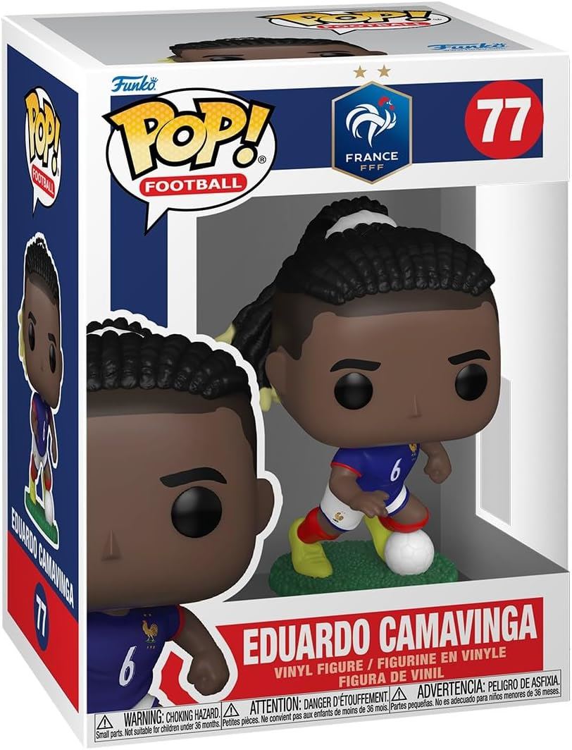 MUNDIAL 2026 Funko Pop! Football: France - Eduardo Camavinga - World Cup 2026 - France - Collectable Vinyl Figure
