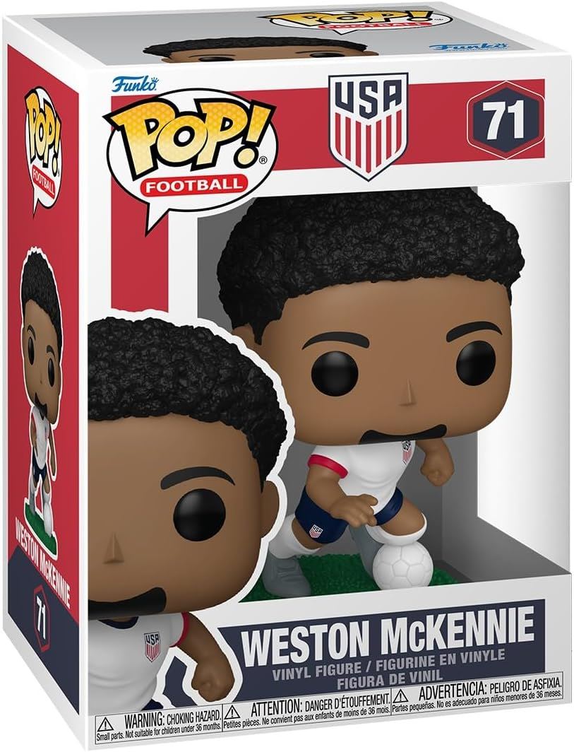 MUNDIAL 2026 Funko Pop Football Weston McKennie USA Figura Vinyl Coleccionable