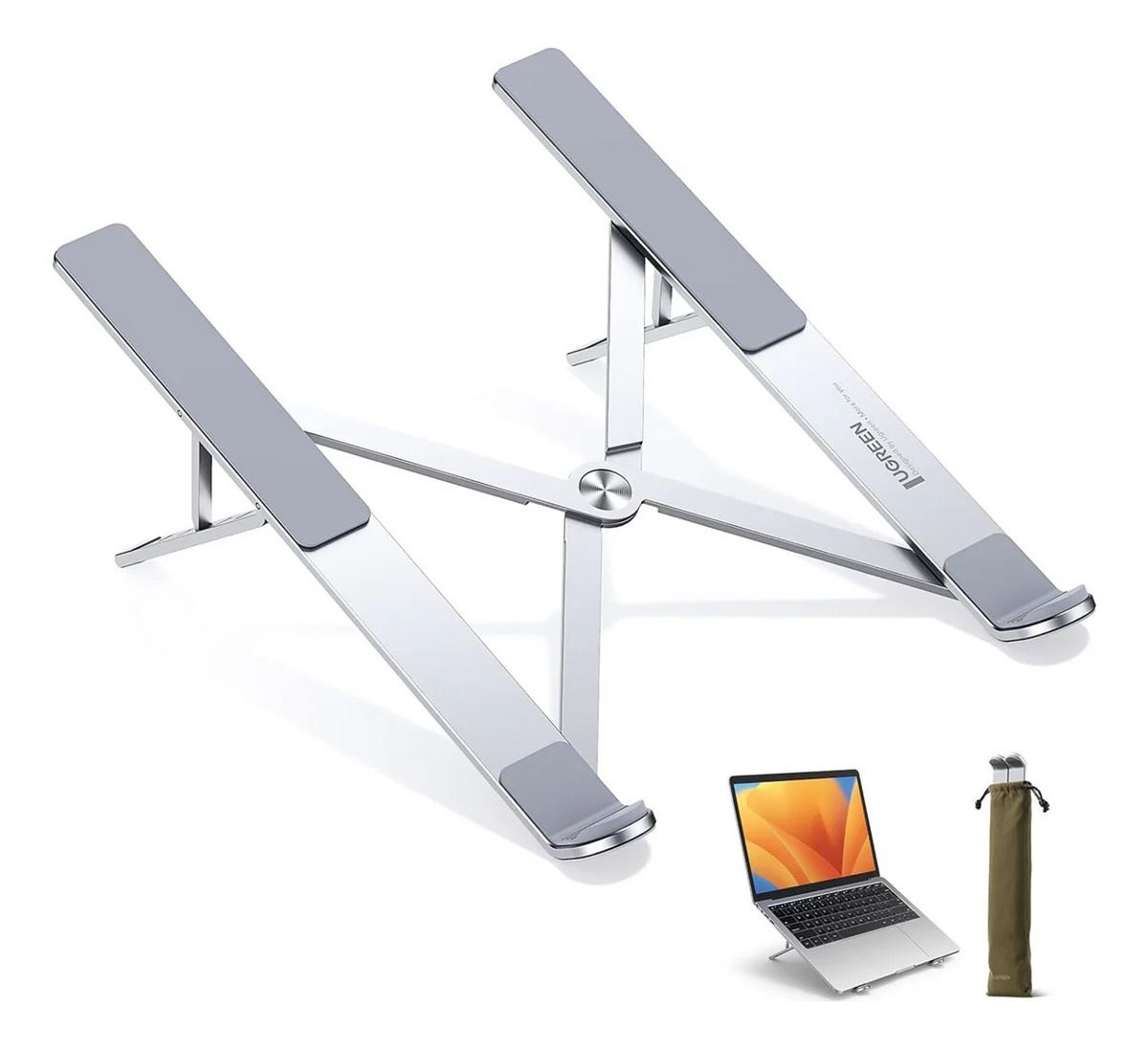 SOPORTE PARA LAPTOPS UGREEN DE ALUMINIO PLEGABLE