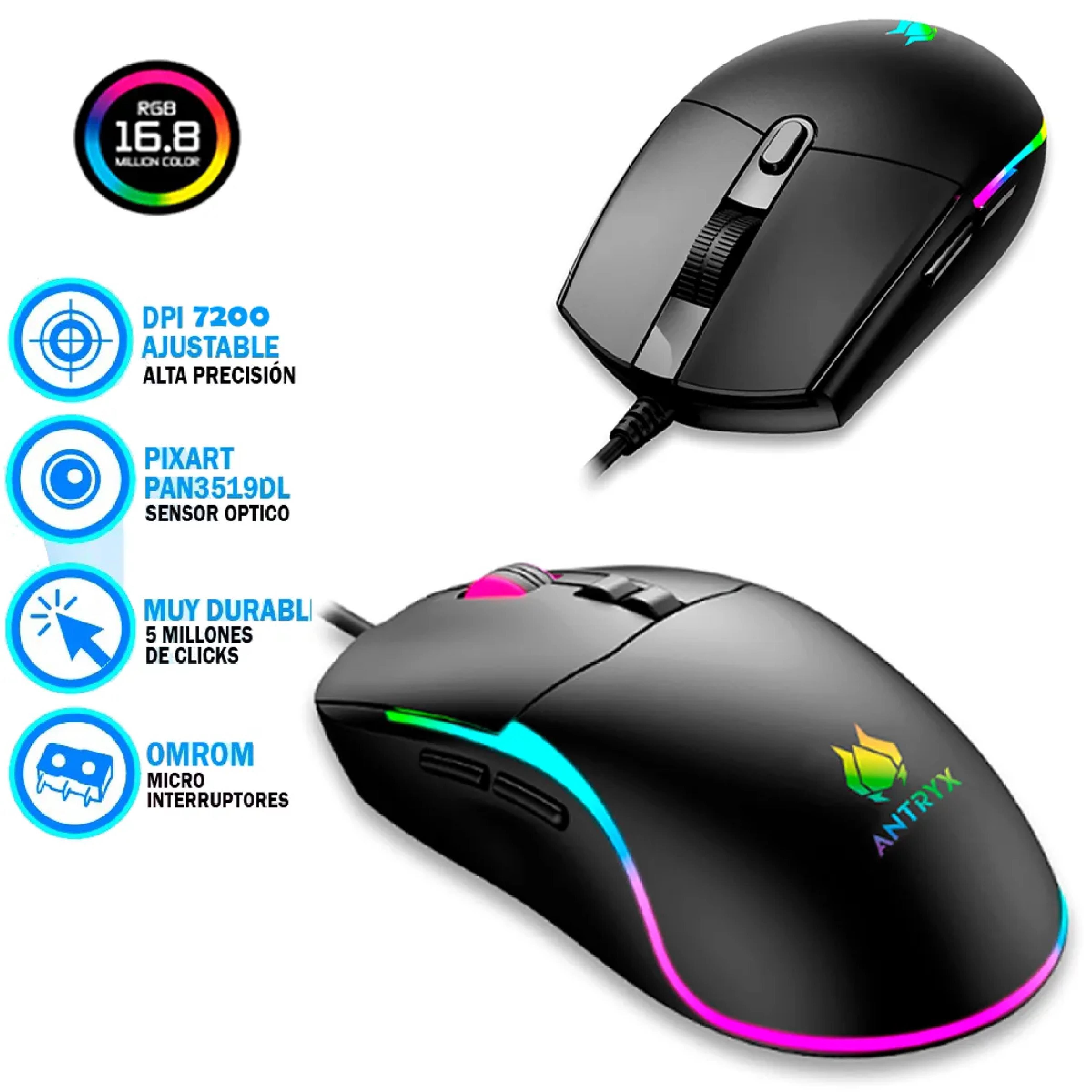 MOUSE Gaming ANTRYX M640 V2 RGB 7200dpi