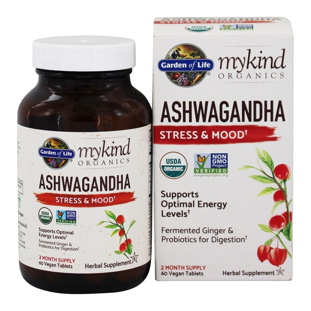 Garden of Life Mykind Organics Ashwagandha 60 Tabletas