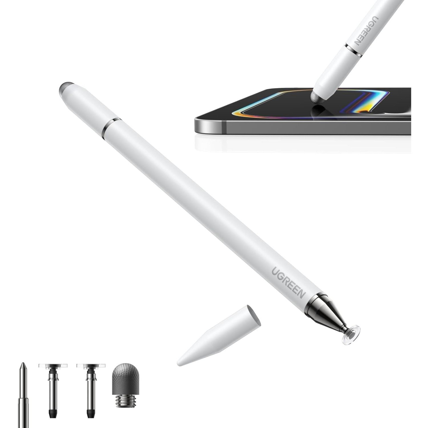 UGREEN Lápiz Óptico 3 en 1 Universal para iPad iPhone Android Tablet  Alta Precisión LP952 ​- 65854