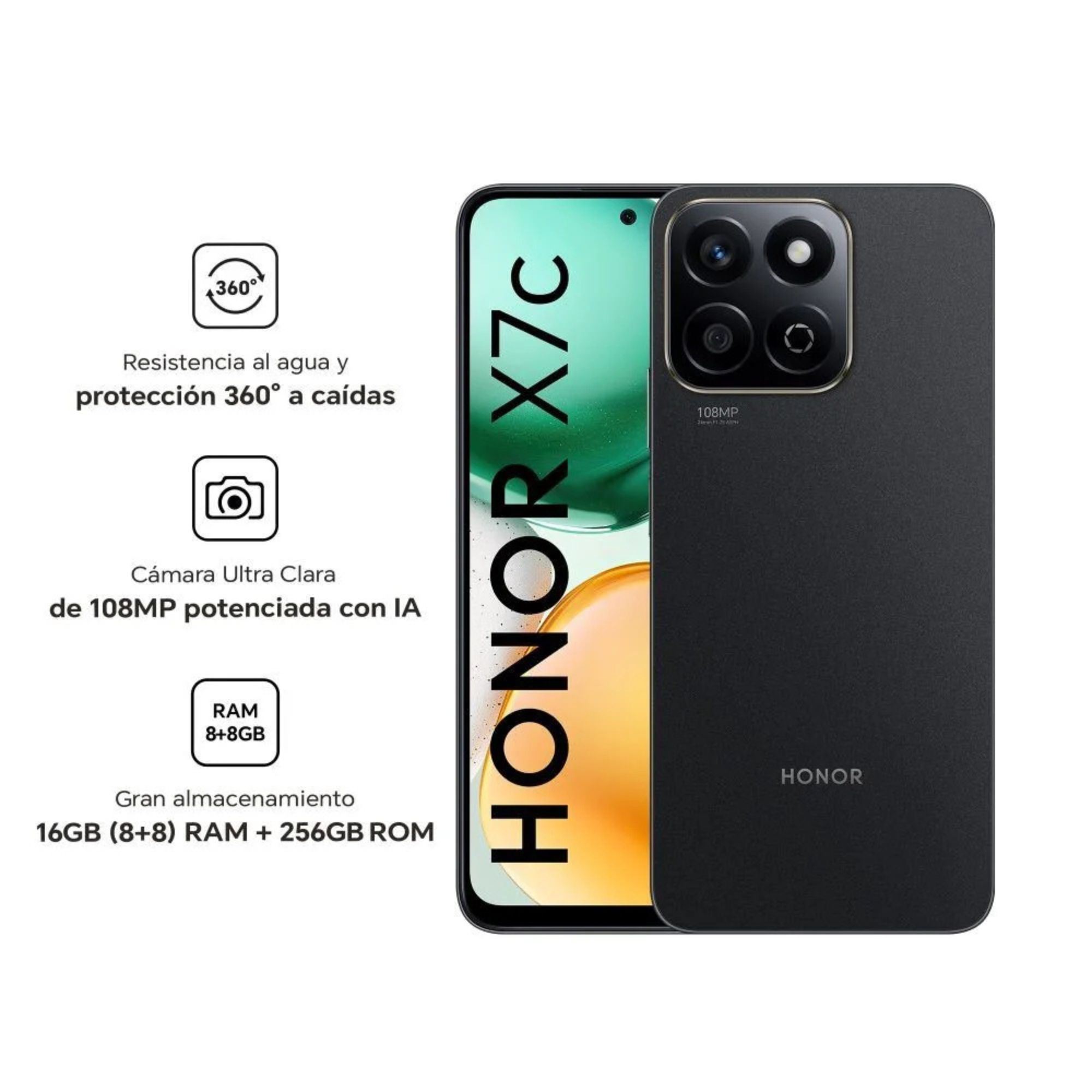 Honor X7C ALT-LX3 8GB 256GB 6" Midnight Black